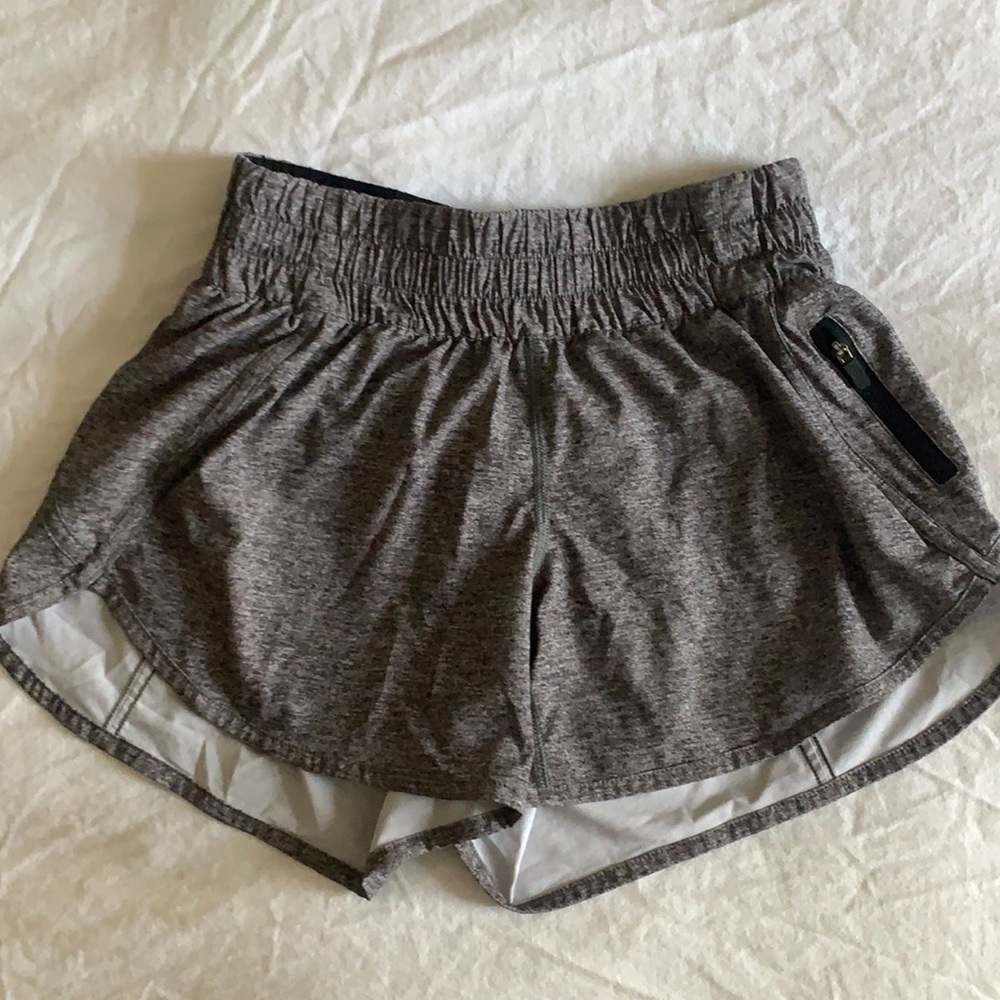 Lululemon Tracker Shorts 4” heatherlux multiblack